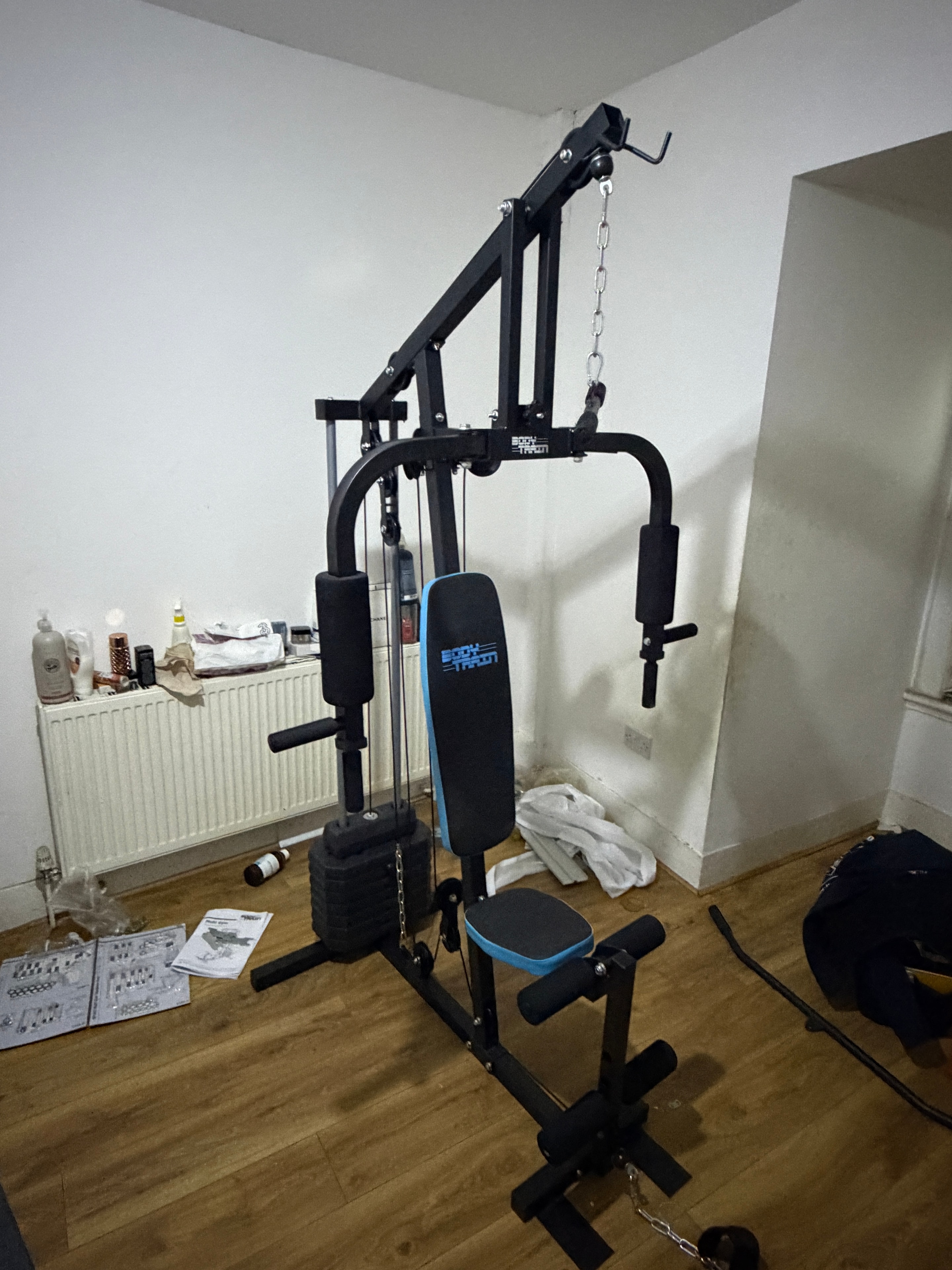Multi-station home gym fully assembled and ready to use